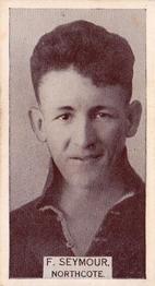 1933 Wills's Victorian Footballers (Small) #29 Frank Seymour Front